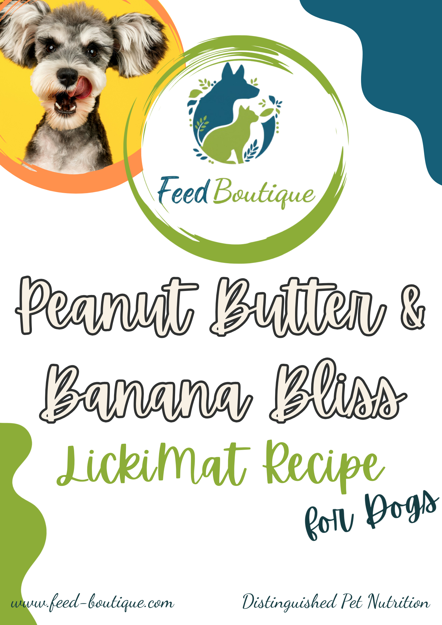 Peanut Butter and Banana Bliss LickiMat Recipe for Dogs