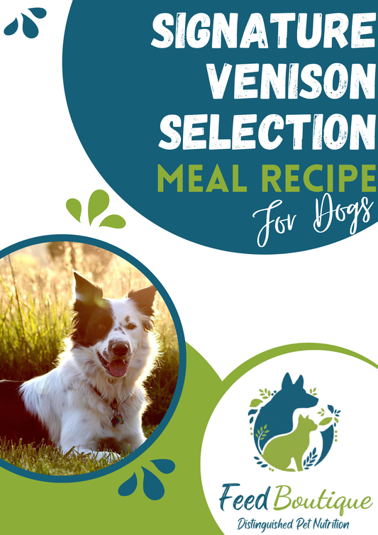 Signature Venison Selection Meal Recipe for Dogs