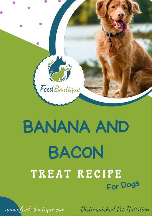 Banana and Bacon treat recipe for dogs
