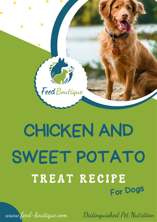 Chicken and Sweet Potato treat recipe for dogs