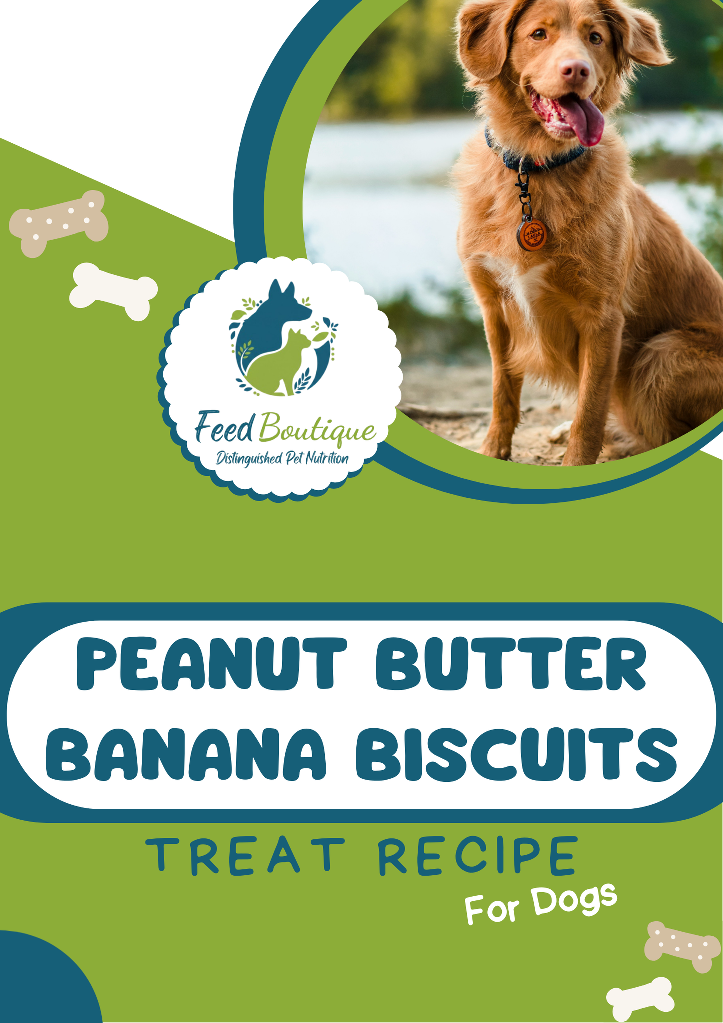 Peanut butter banana biscuits recipe for dogs