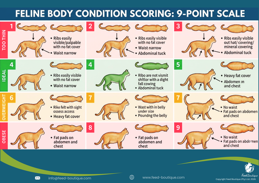 Feline Body Condition Score Chart