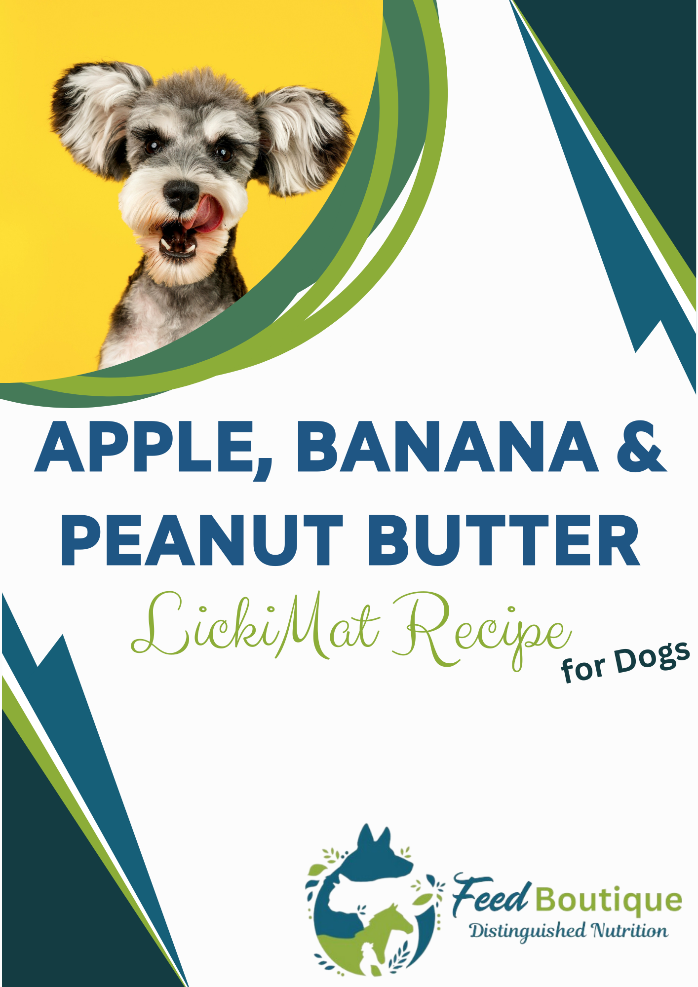 Apple, Banana and Peanut Butter LickiMat Recipe for Dogs