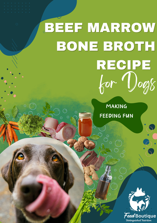 Beef Marrow Bone Broth Recipe for Dogs